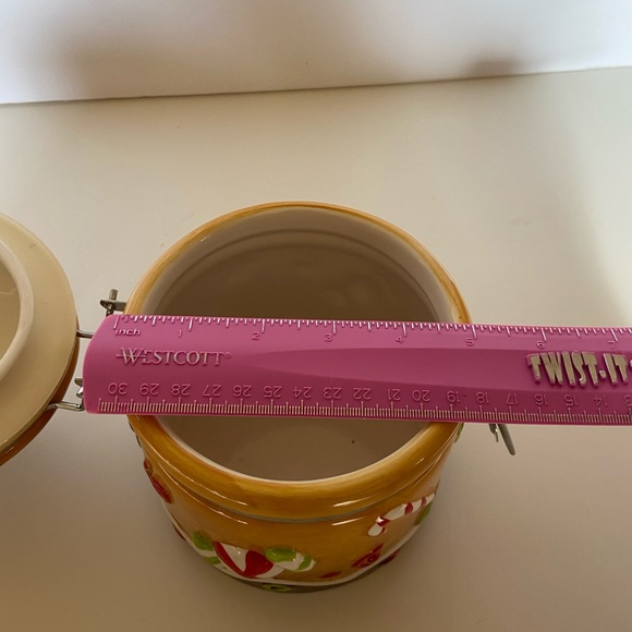 Gingerbread Canister w hinge lid NEW see pics - Picture 6 of 6